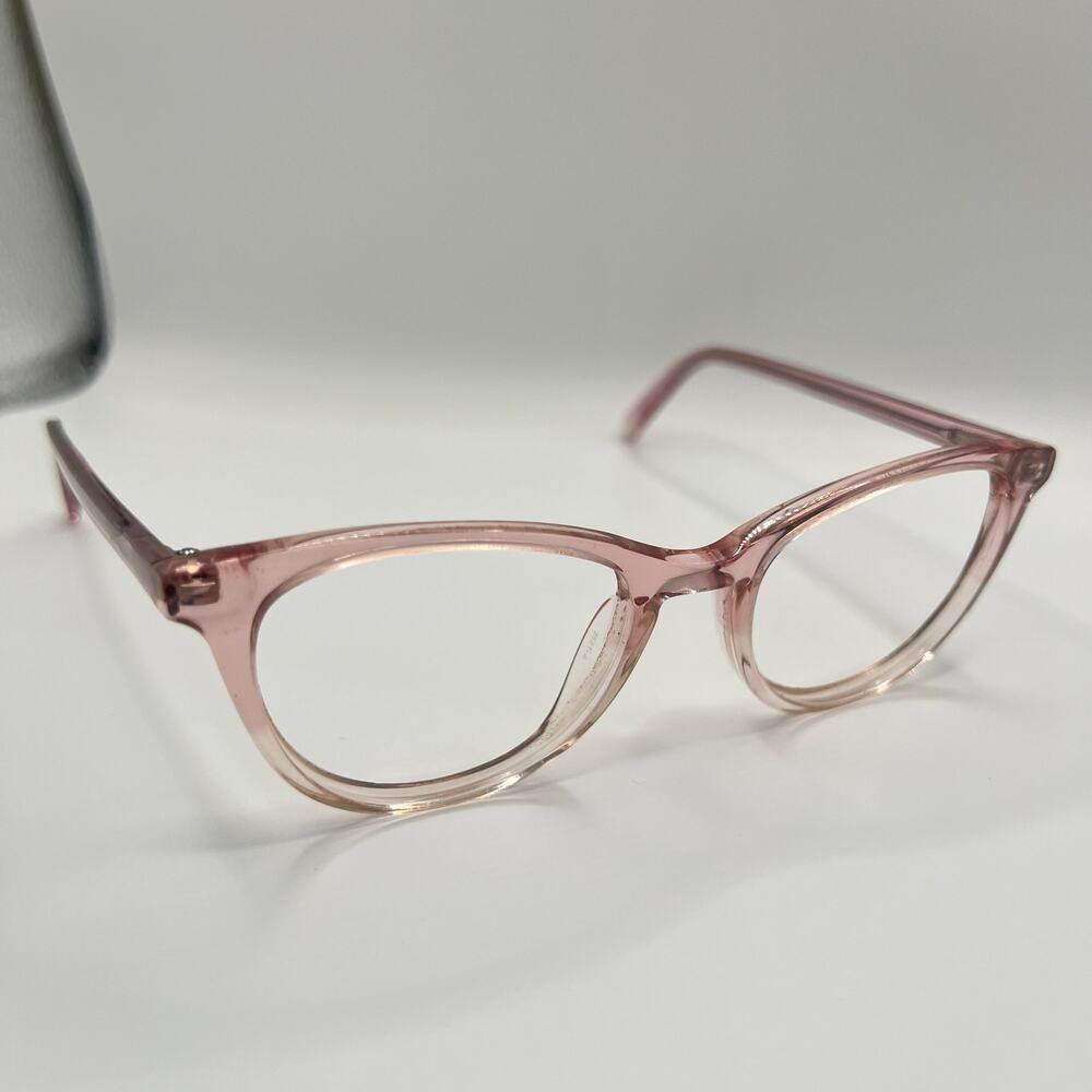 Warby Parker Madeleine M 625 Eyeglasses Pink Clear Cat Eye 50-19-140